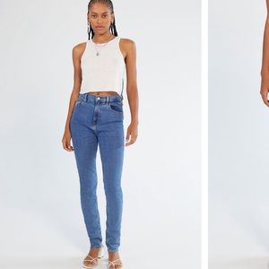 BDG high waisted longline girlfriend jean